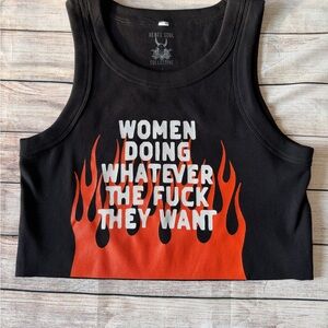 Rebel Soul Collective, Ribbed Tank, Women’s L